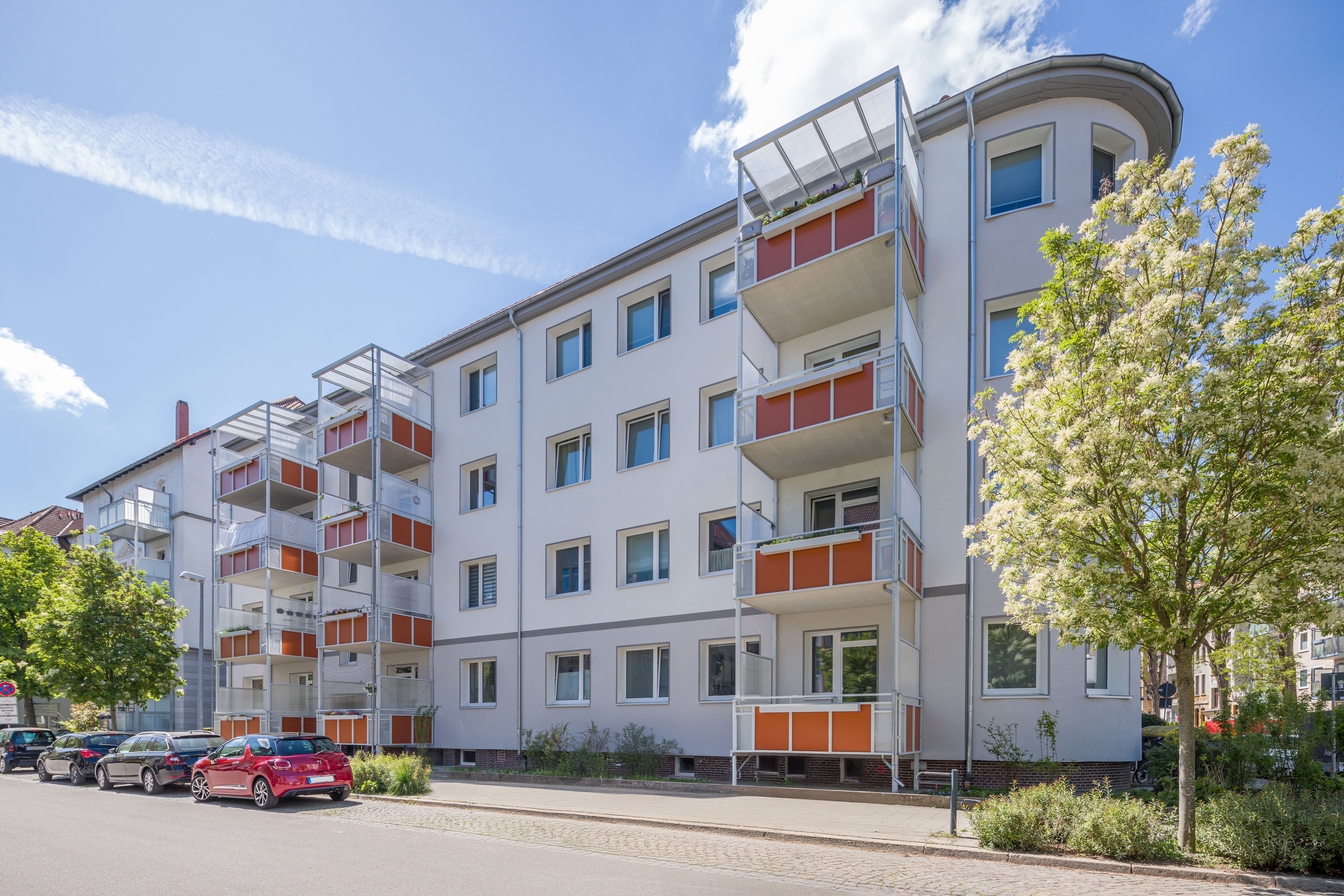 Wohnhaus Allerstraße 38 + Wachholtzstraße 5